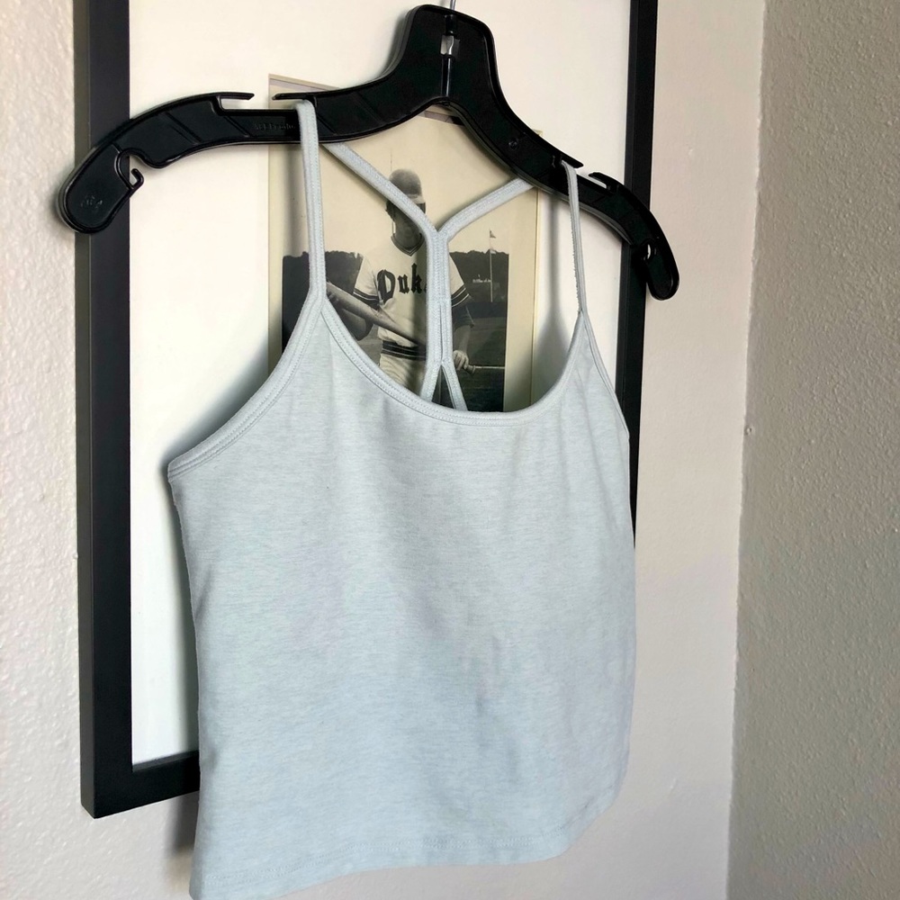 BEYOND YOGA spacedye slim racerback cropped tank, M